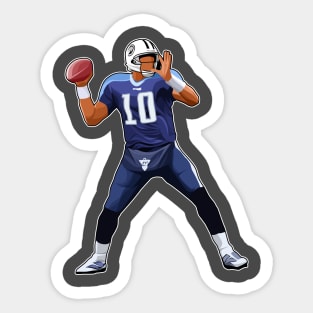 Vince Young #10 Throw A Pass Sticker